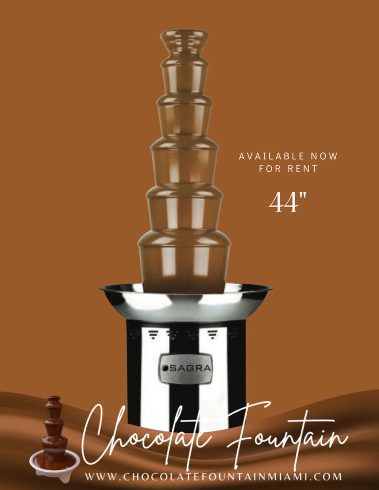 How to use a Fountain? Chocolate Fountain Miami